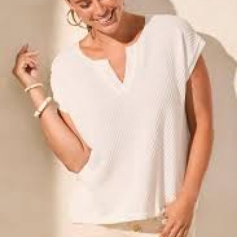 NWOT Aerie 100% Cotton Oversize White Muscle Tee XS